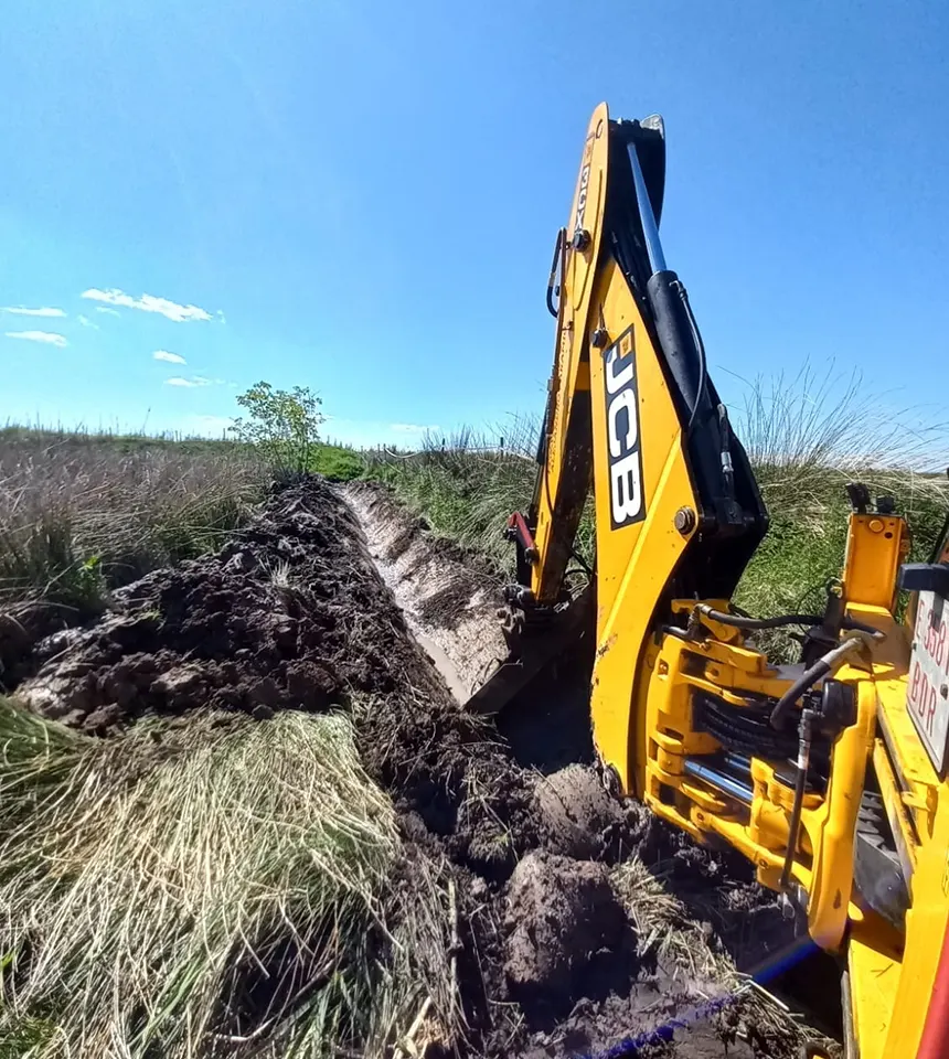 Canalizaciones , Excavaciones en Valencia de don Juan
